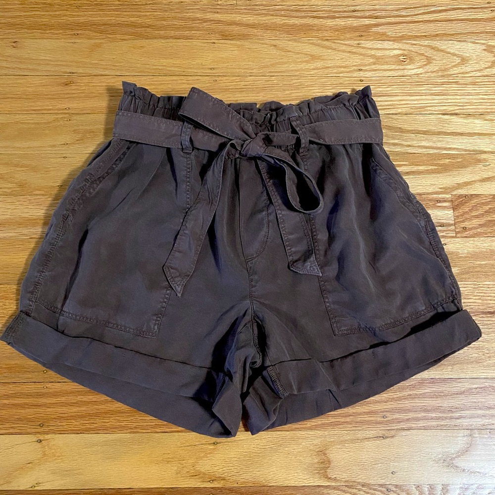 Aerie paper bag tie waist short